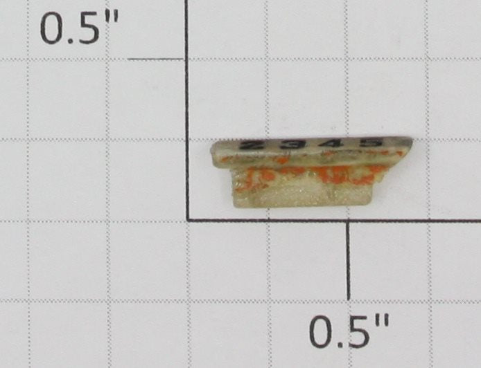 Lionel 2345-10 Left Hand Clear Marker Lens/Number Board with Black Lettering