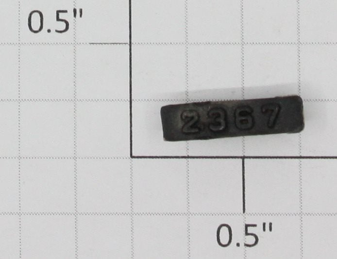 Lionel 2367-10 Right Hand Painted Raised Number Marker Lens/Number Board