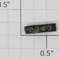 Lionel 2243-6 Right Hand Painted Raised Number Marker Lens/Number Board