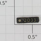 Lionel 2033-10P Right Hand Black Painted Raised Number Marker Lens/Number Board