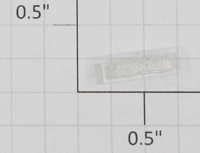 Lionel 2378-6 Right Hand Clear Raised Number Marker Lens/Number Board