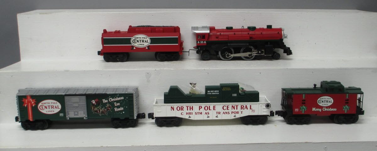 Lionel 6-30020 North Pole Central Christmas O Gauge Steam Train Set LN/Box