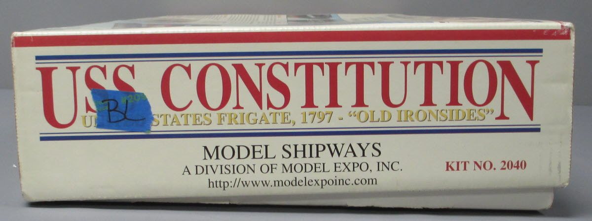 Model Shipways 2040 1:76 USS Constitution Wood Model Ship Kit