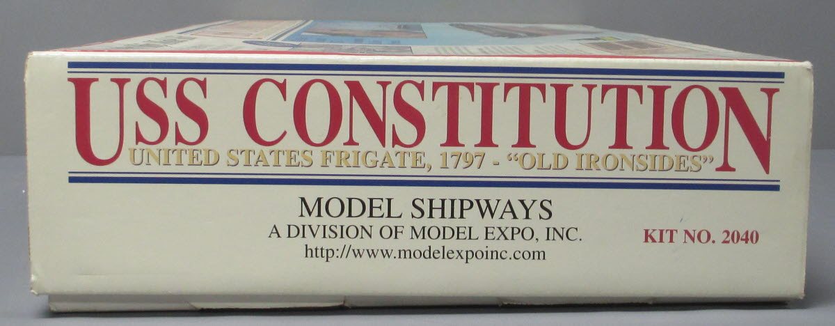 Model Shipways 2040 1:76 USS Constitution Wood Model Ship Kit
