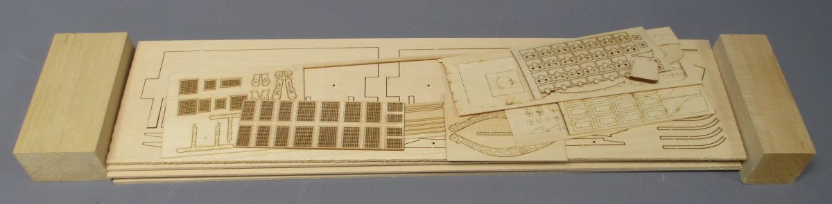 Model Shipways 2040 1:76 USS Constitution Wood Model Ship Kit