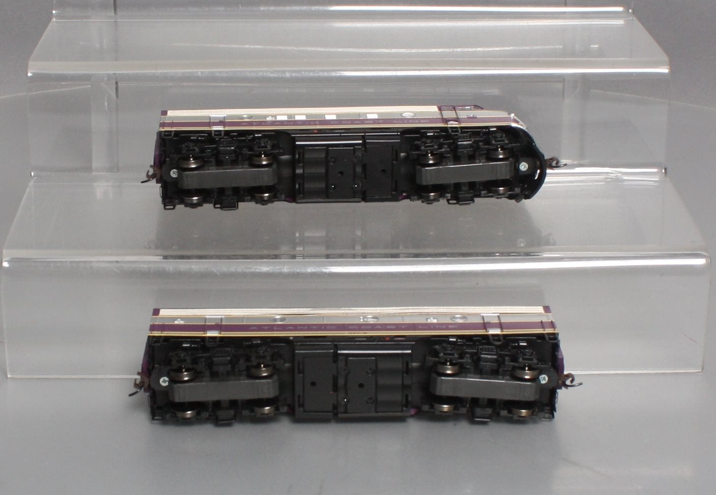 Athearn G2511 HO Scale Atlantic Coast Line F-3 Phase 4 Diesel AB Set #347/347B LN/Box