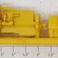 American Flyer 6409053016 Yellow Plastic Flatcar Diesel Generator