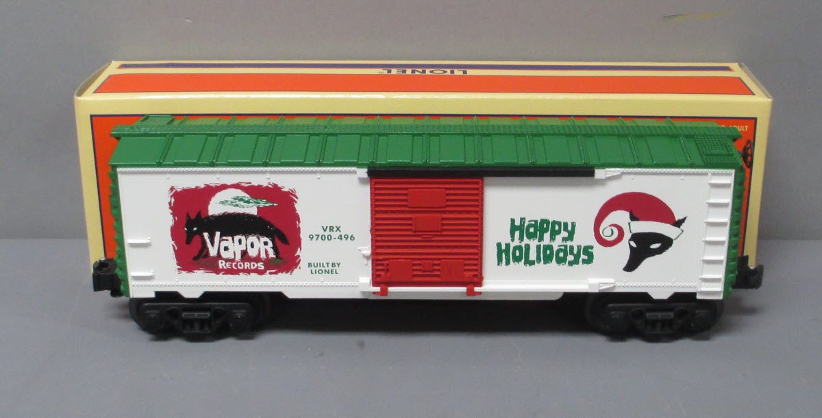 Lionel 6-29229 Vapor Records Christmas Boxcar LN/Box