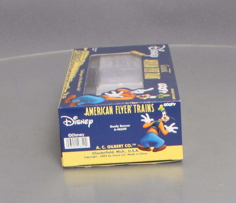 American Flyer 6-48349 S Gauge Disney Goofy Box Car NIB