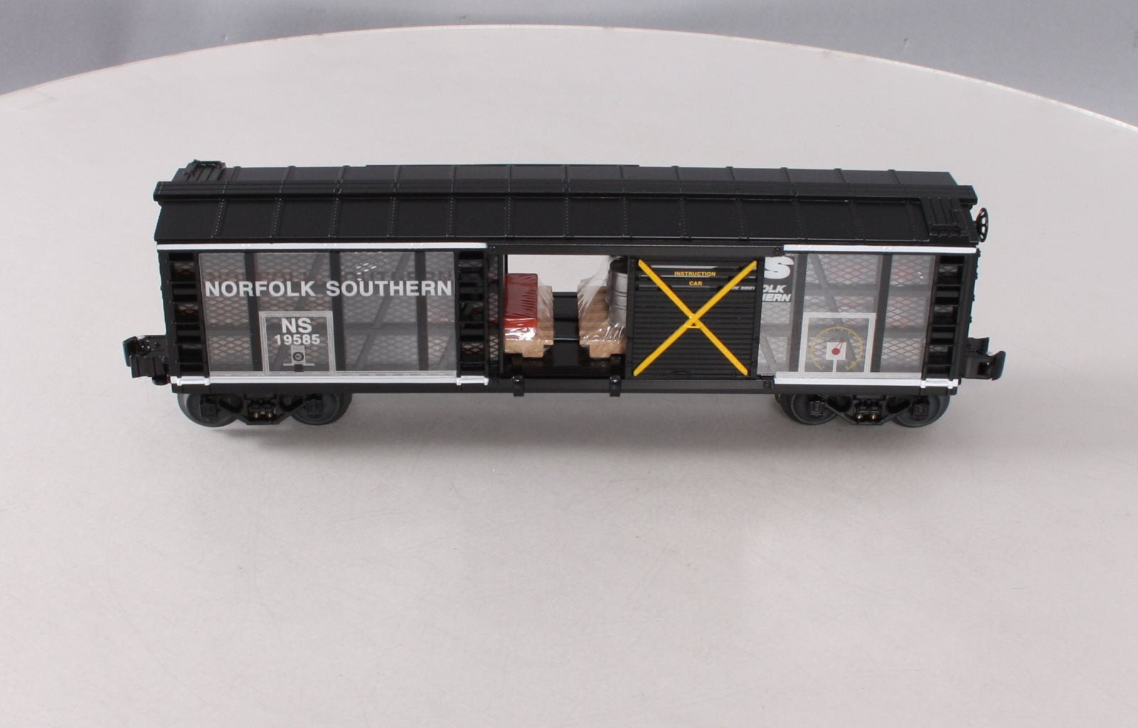 Lionel 6-19585 Norfolk Southern Operating Transparent Test Car