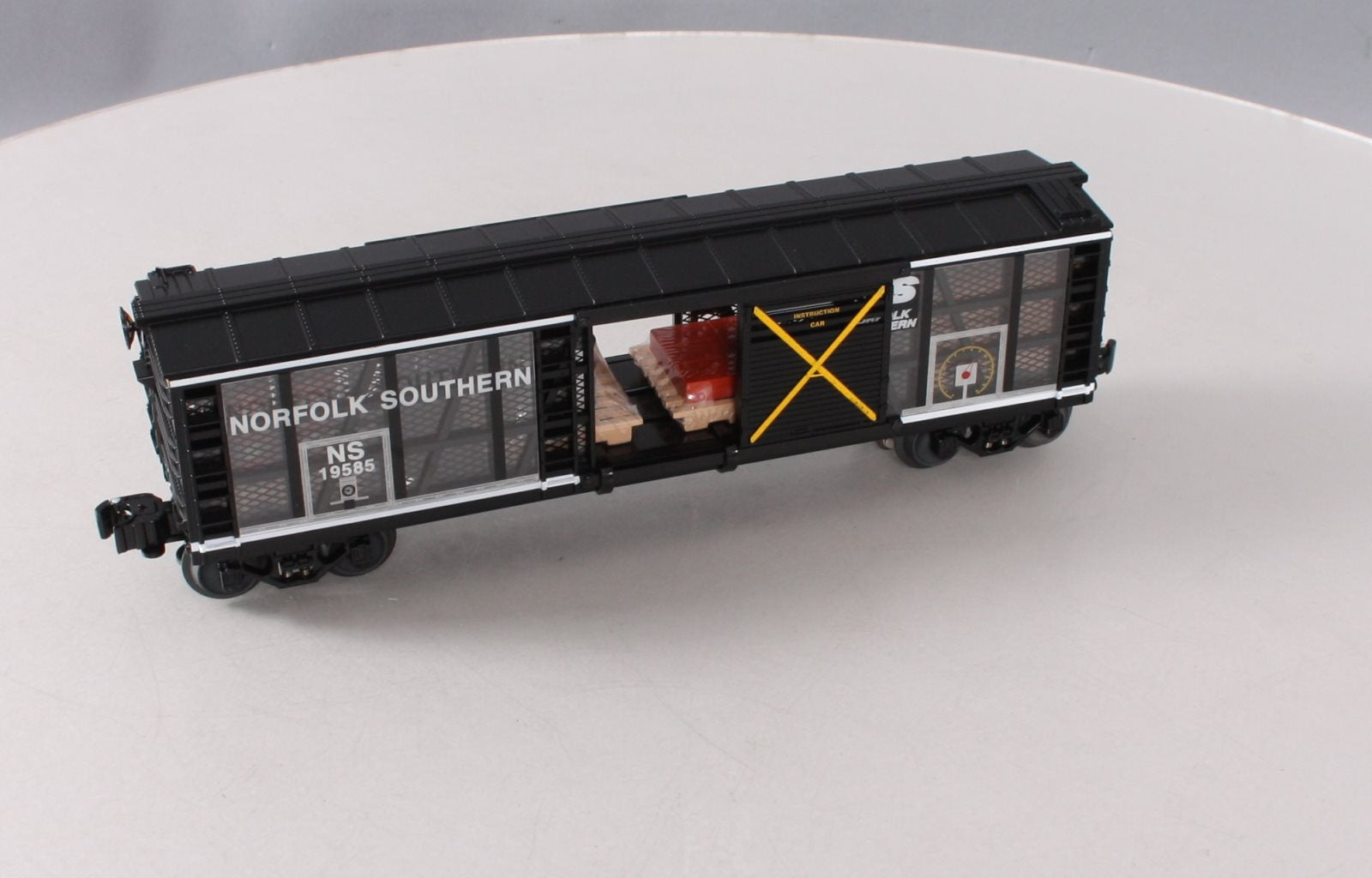 Lionel 6-19585 Norfolk Southern Operating Transparent Test Car