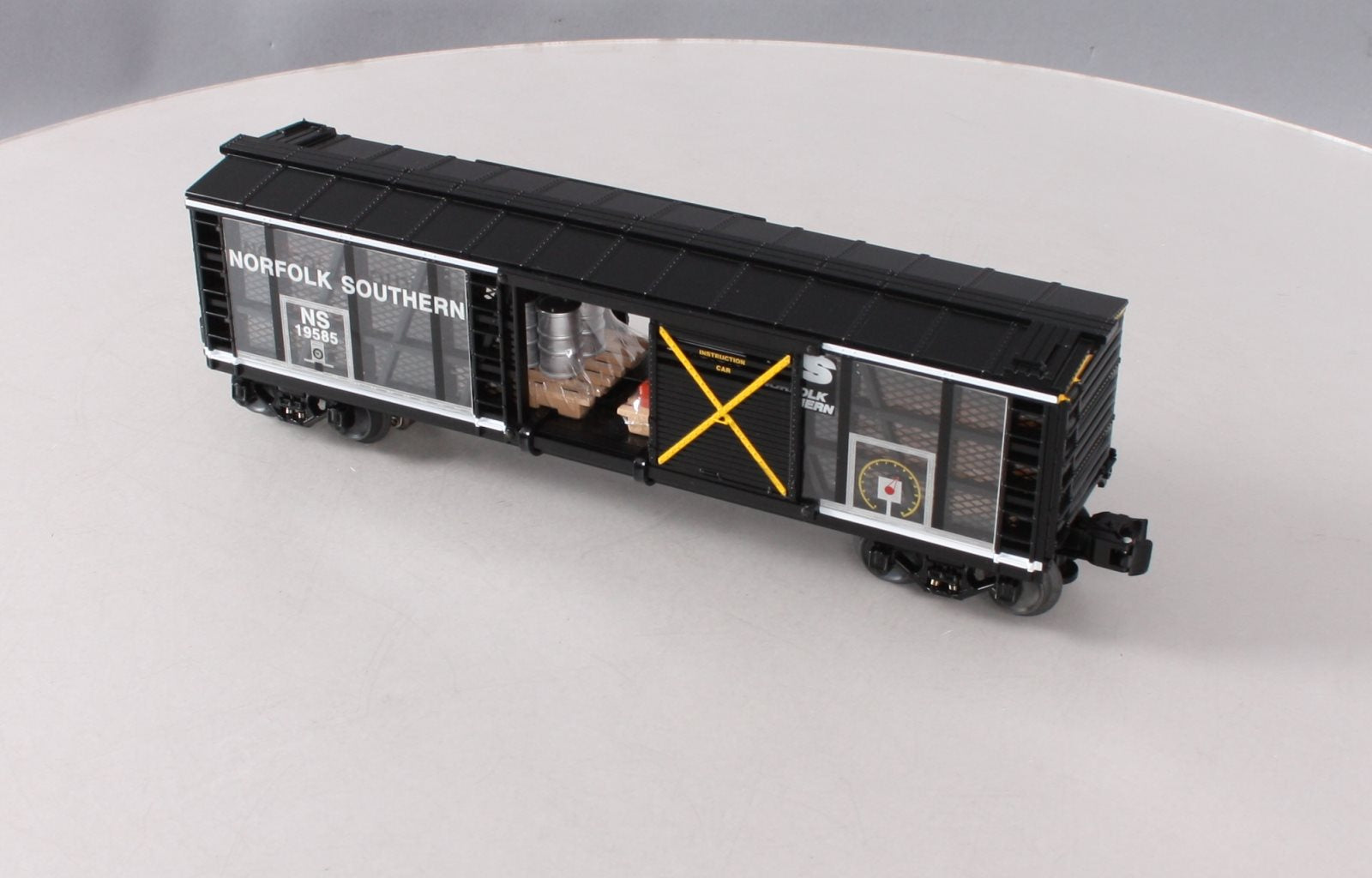Lionel 6-19585 Norfolk Southern Operating Transparent Test Car