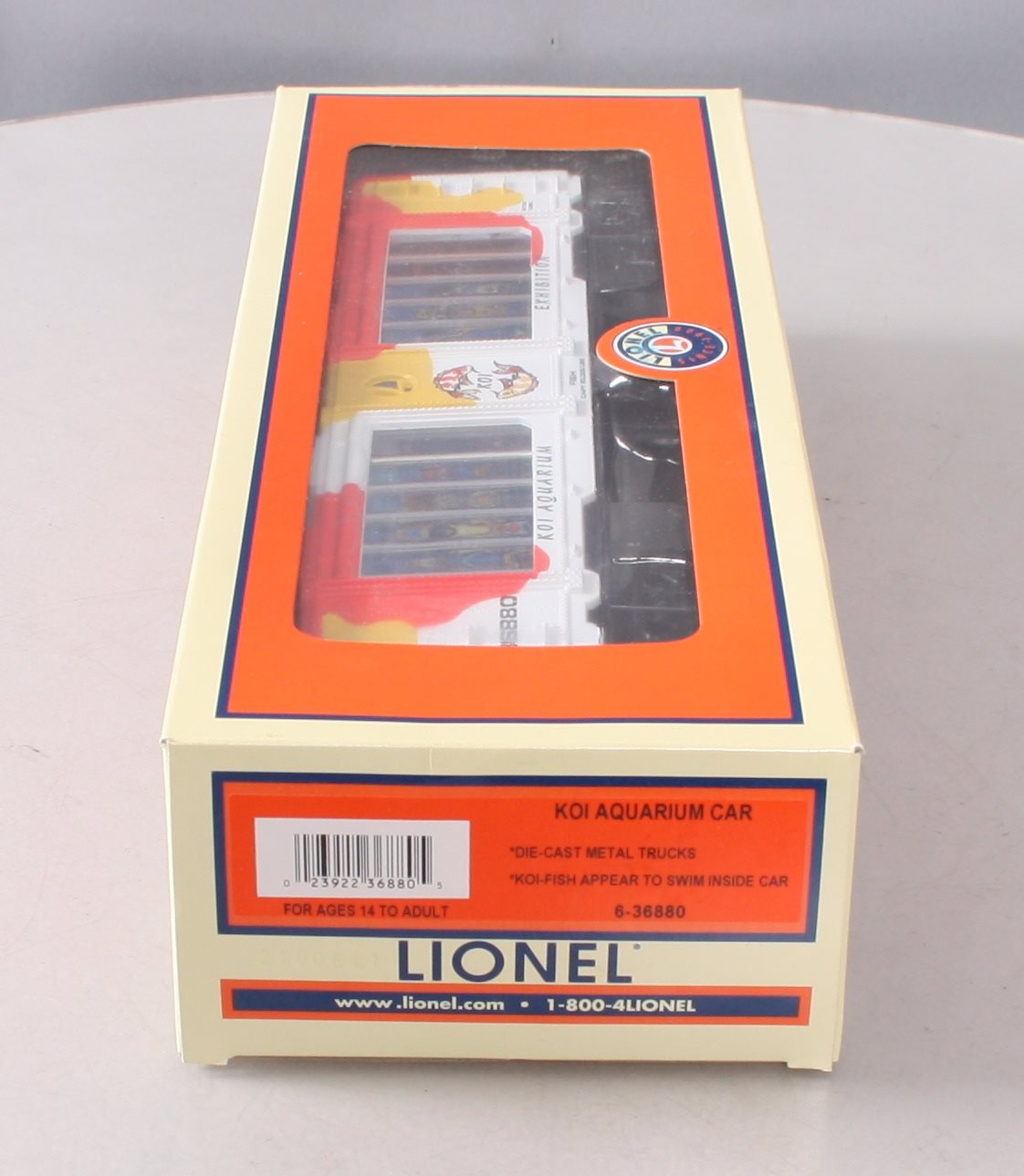 Lionel 6-36880 O Gauge Koi Fish Aquarium Car LN/Box