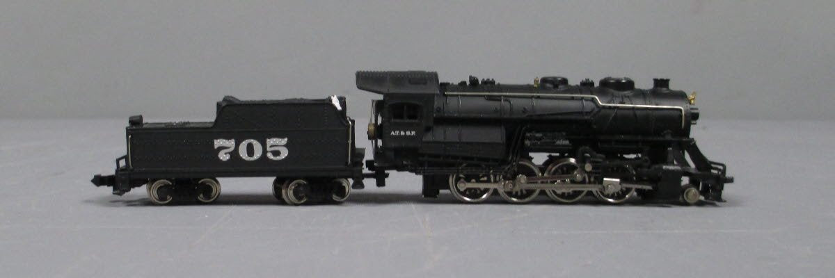 Bachmann 53052 N Scale Santa Fe 2-8-2 Steam Locomotive & Tender LN/Box