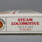 Bachmann 53052 N Scale Santa Fe 2-8-2 Steam Locomotive & Tender LN/Box