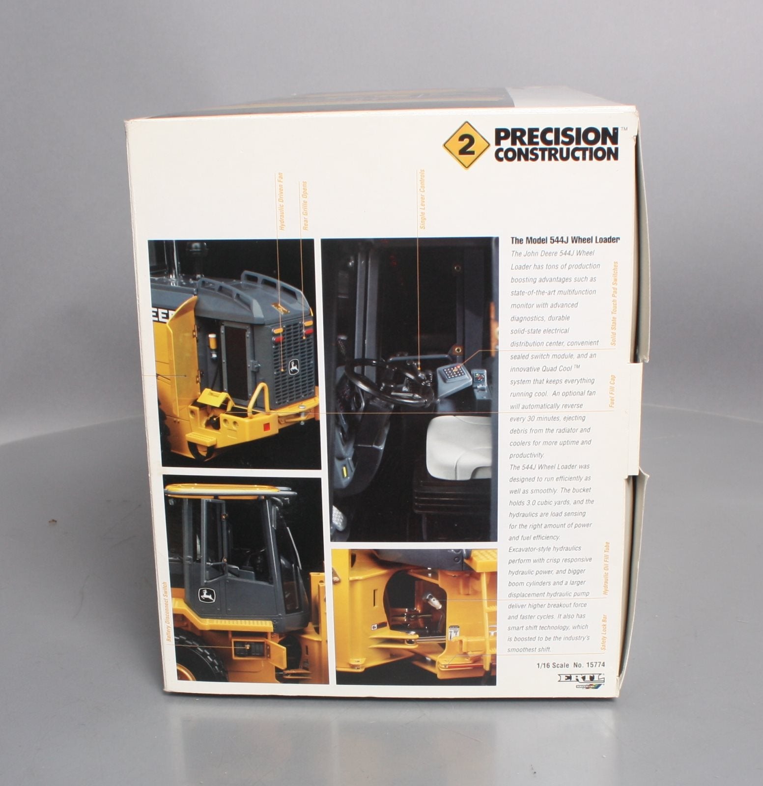 Ertl 15774 1:16 Scale Die-Cast John Deere Model 544J Wheel Loader NIB