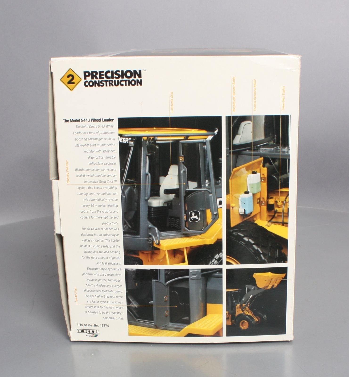 Ertl 15774 1:16 Scale Die-Cast John Deere Model 544J Wheel Loader NIB