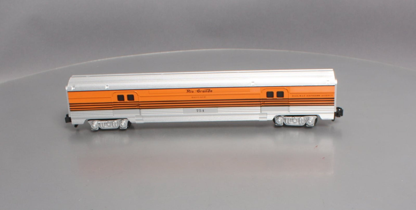 American Flyer 6-49945 S Scale Denver & Rio Grande Western Baggage Car LN/Box