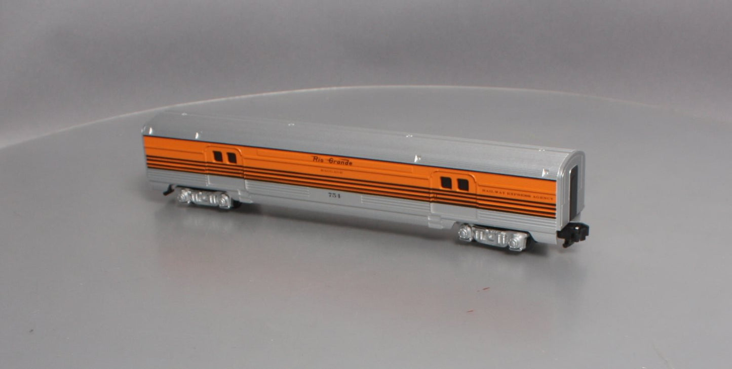 American Flyer 6-49945 S Scale Denver & Rio Grande Western Baggage Car LN/Box