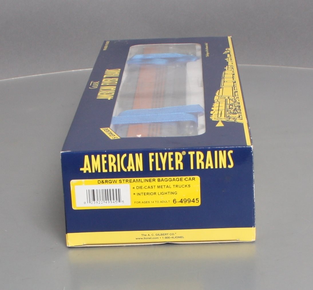 American Flyer 6-49945 S Scale Denver & Rio Grande Western Baggage Car LN/Box