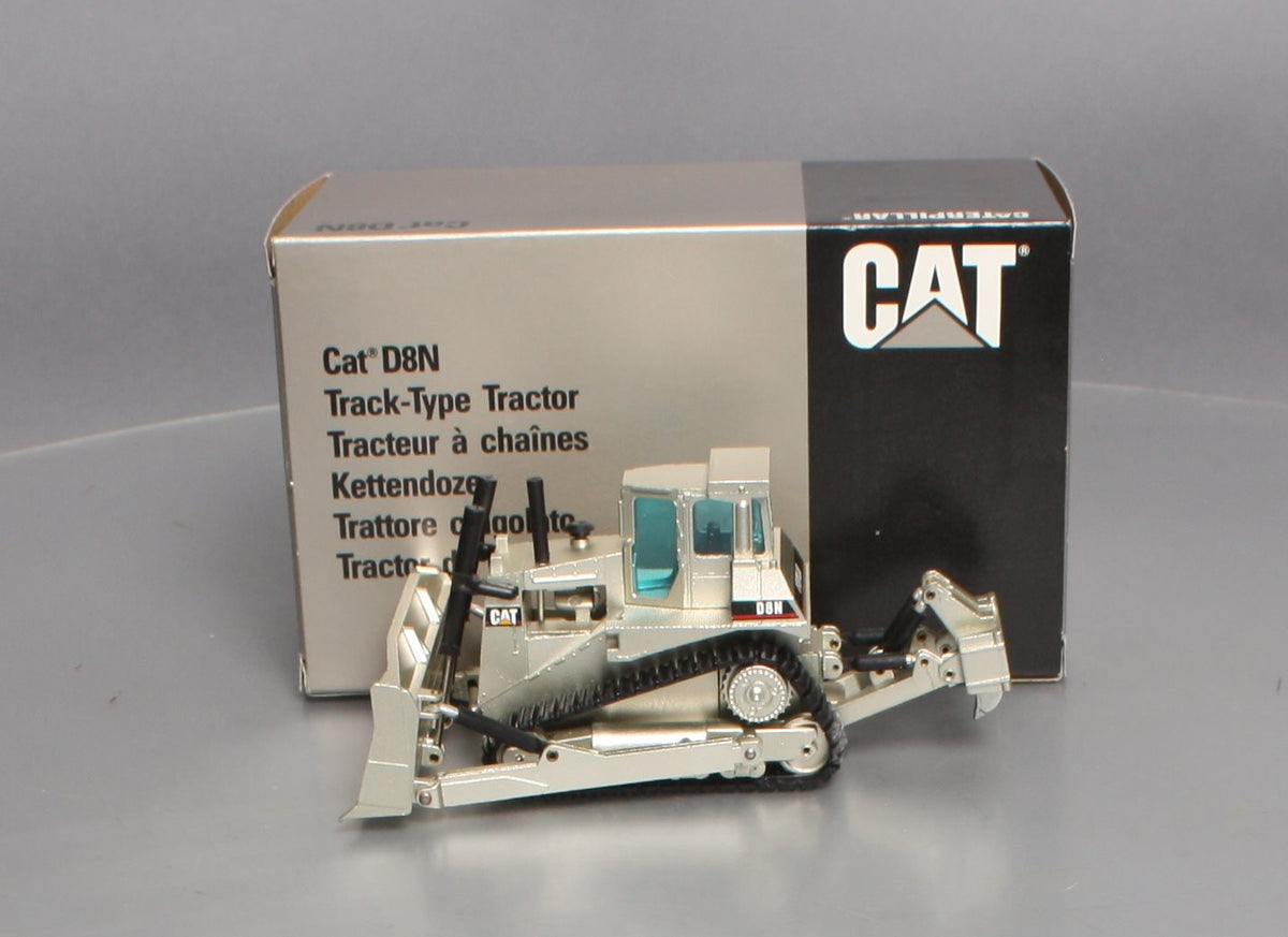 NZG 233 1:50 Scale Diecast CAT D8N Track-Type Tractor - SILVER NIB