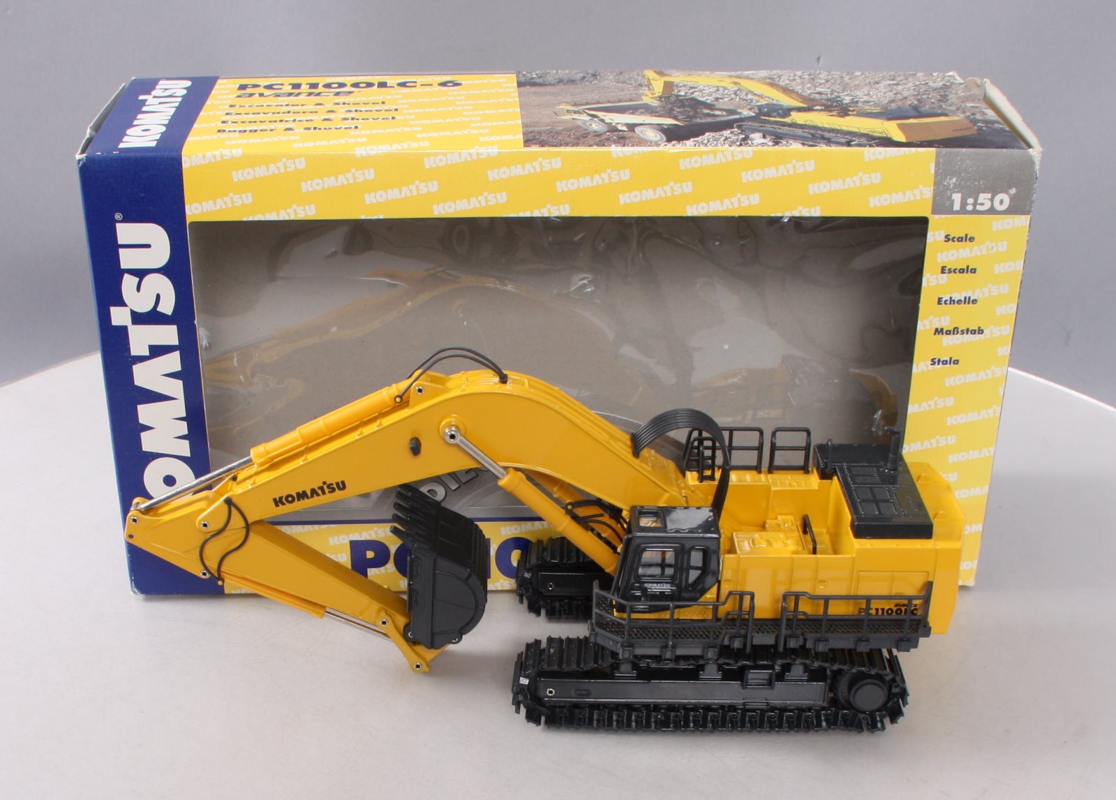 Joal 276 1:50 Diecast Metal KOMAT'SU PC1100LC-6 Avance Excavator And Shovel NIB