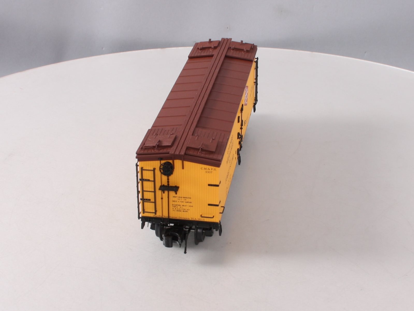 Atlas 3001538-2 O Chicago, Milwaukee, & Puget Sound Reefer #3307 [3-Rail] LN/Box