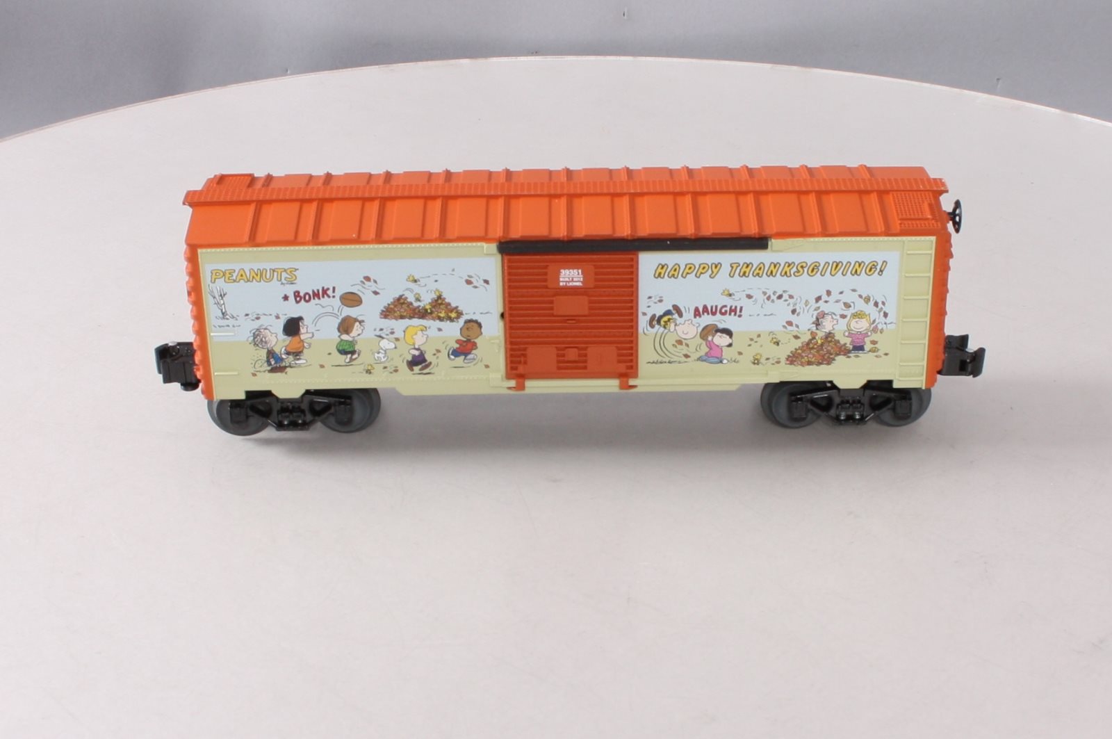 Lionel 6-39351 O USA/Peanuts Thanksgiving Boxcar LN/Box