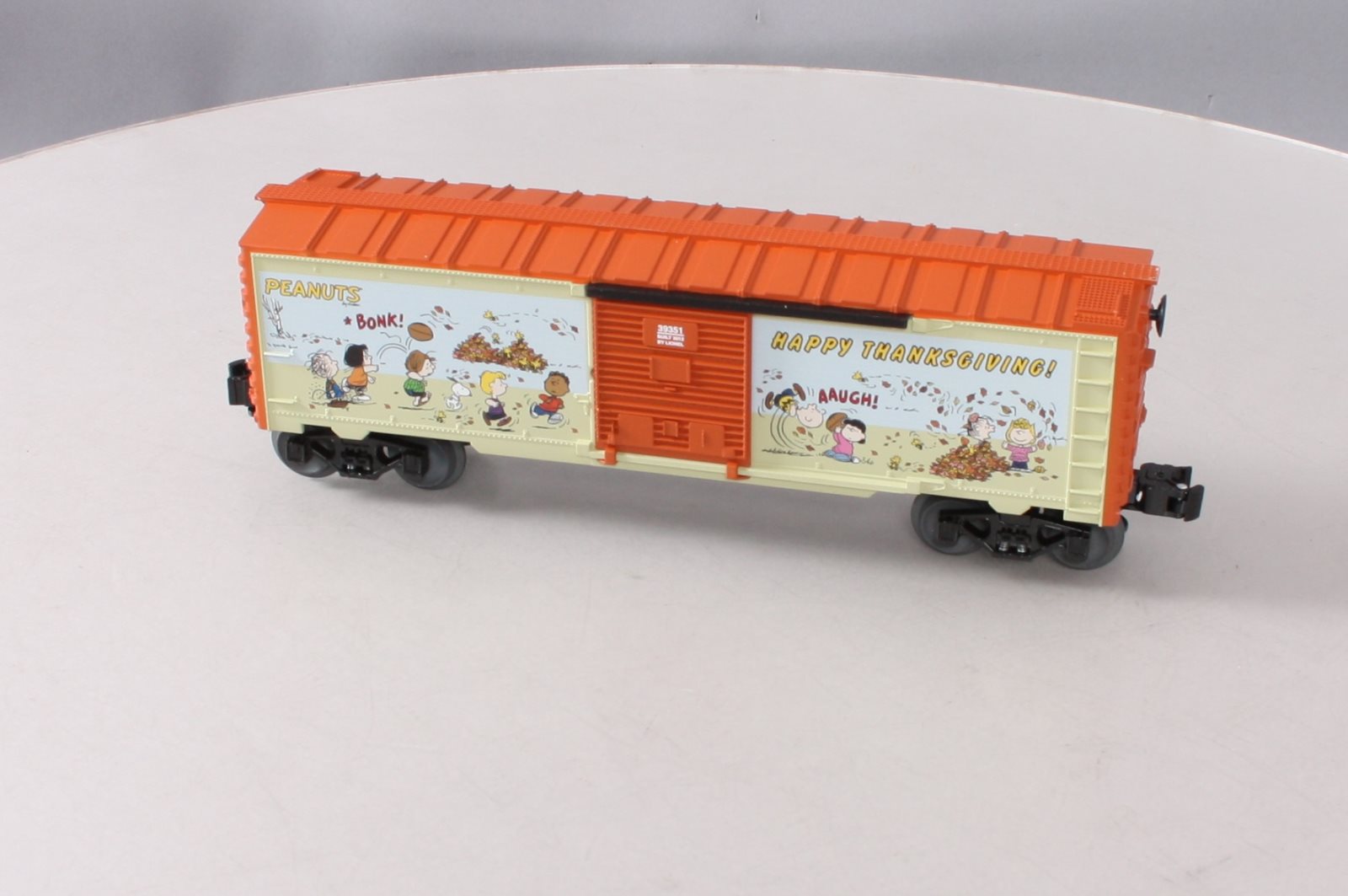 Lionel 6-39351 O USA/Peanuts Thanksgiving Boxcar LN/Box