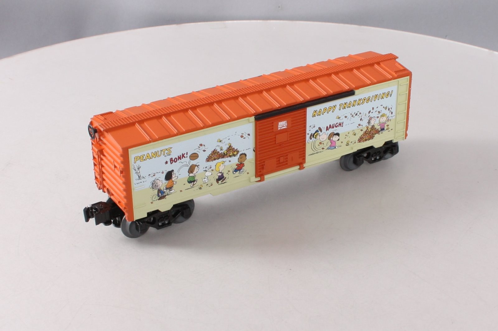 Lionel 6-39351 O USA/Peanuts Thanksgiving Boxcar LN/Box