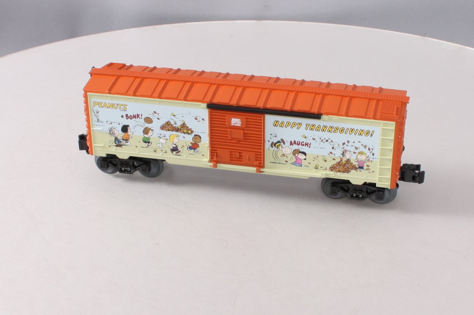 Lionel 6-39351 O USA/Peanuts Thanksgiving Boxcar LN/Box