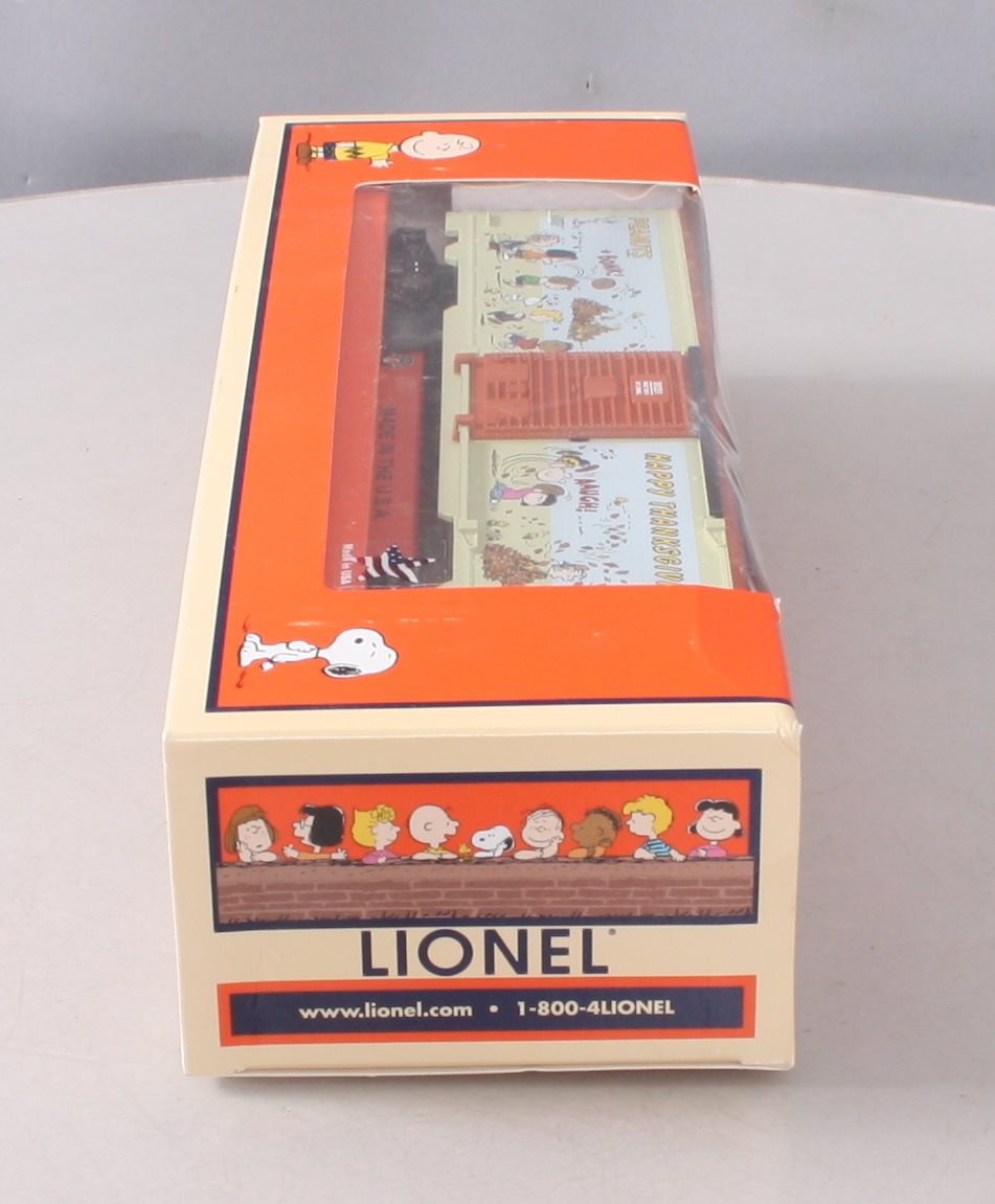Lionel 6-39351 O USA/Peanuts Thanksgiving Boxcar LN/Box