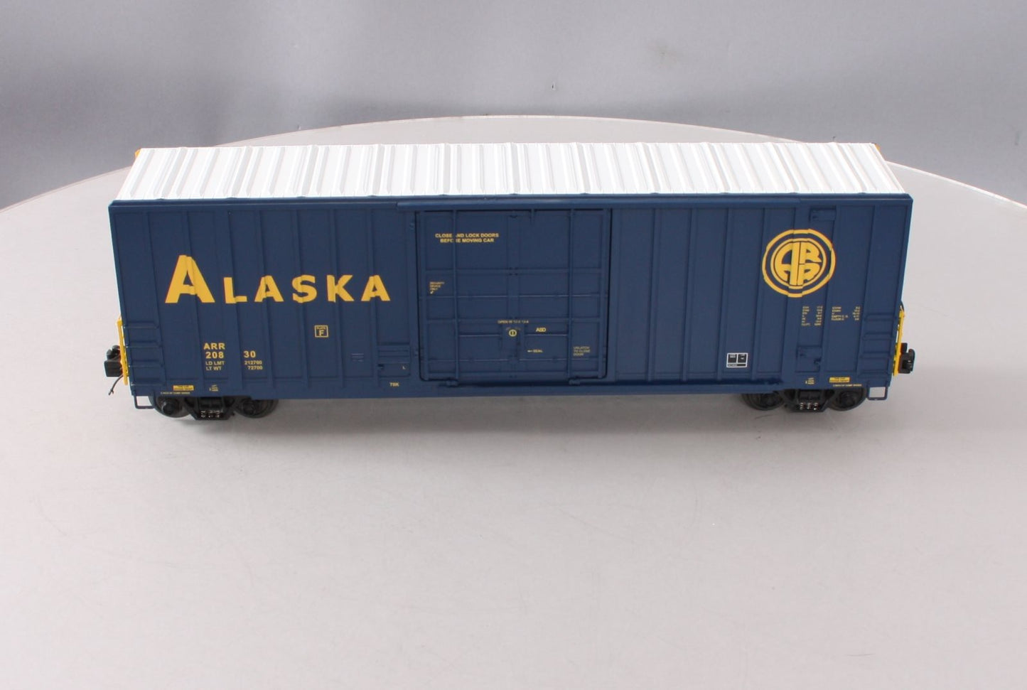 MTH 20-93332 O Gauge Alaska Railroad 50' Hi-Cube Boxcar #20830 NIB