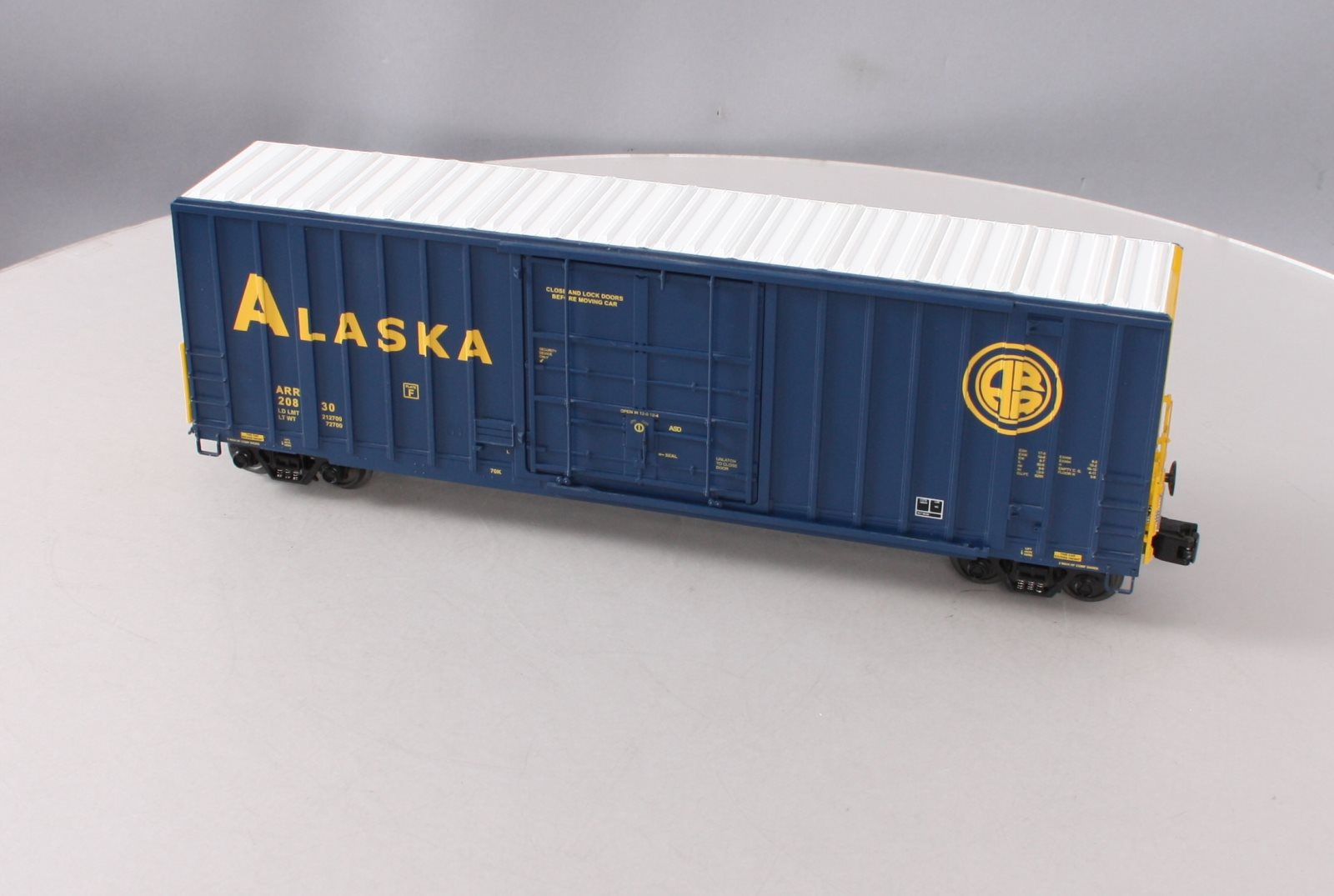 MTH 20-93332 O Gauge Alaska Railroad 50' Hi-Cube Boxcar #20830 NIB