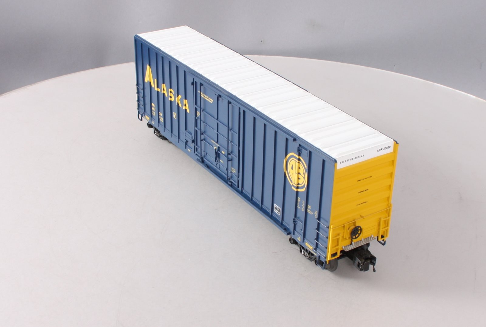 MTH 20-93332 O Gauge Alaska Railroad 50' Hi-Cube Boxcar #20830 NIB
