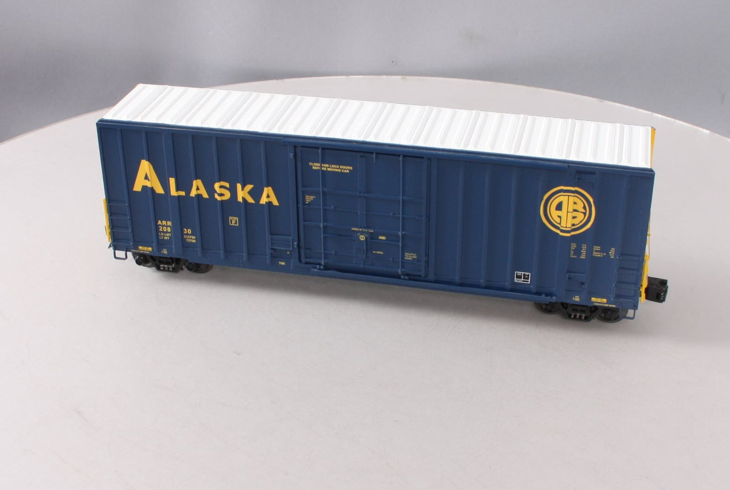 MTH 20-93332 O Gauge Alaska Railroad 50' Hi-Cube Boxcar #20830 NIB