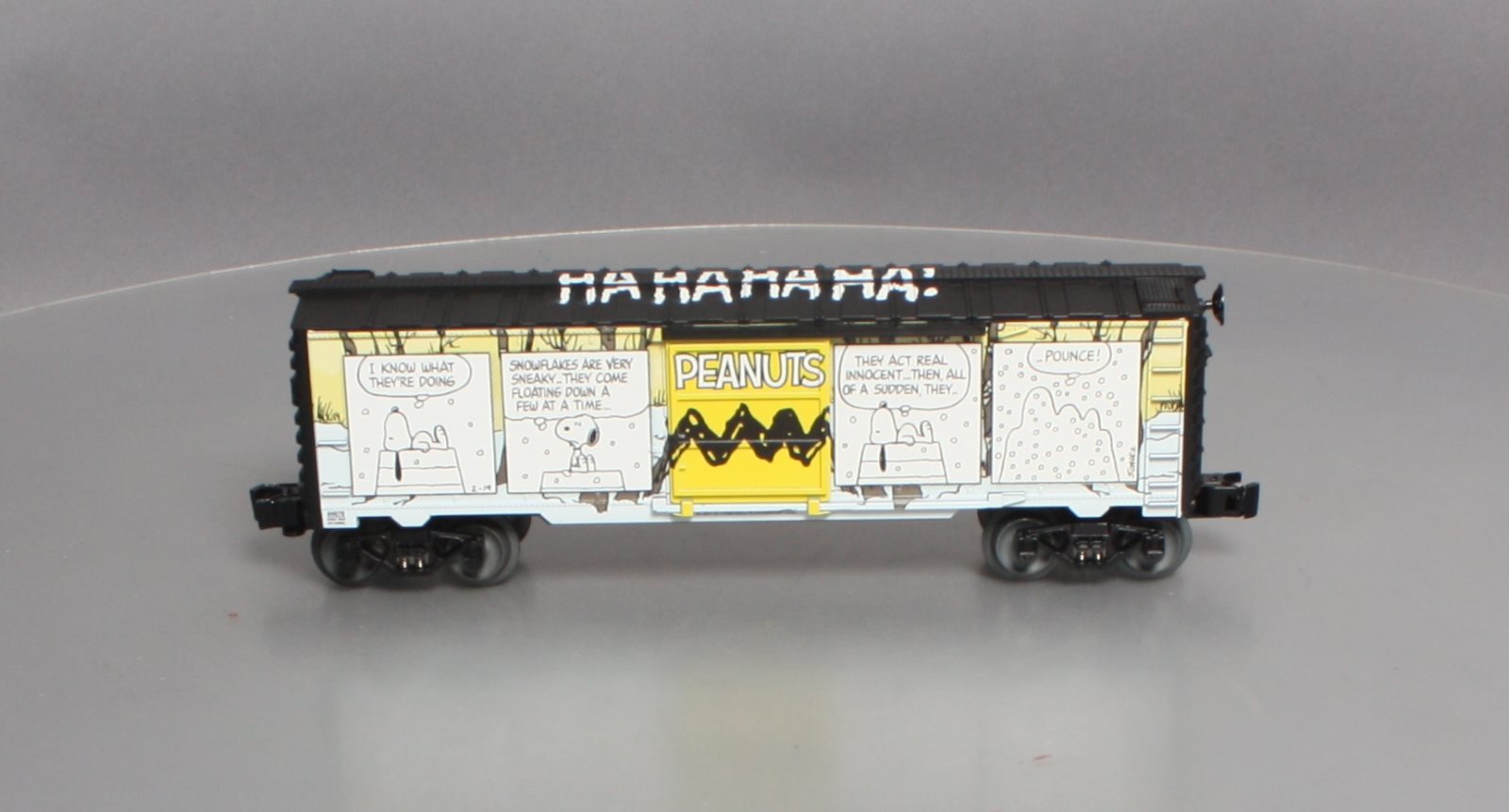 Lionel 6-84678 O Peanuts Comic Art Winter Boxcar
