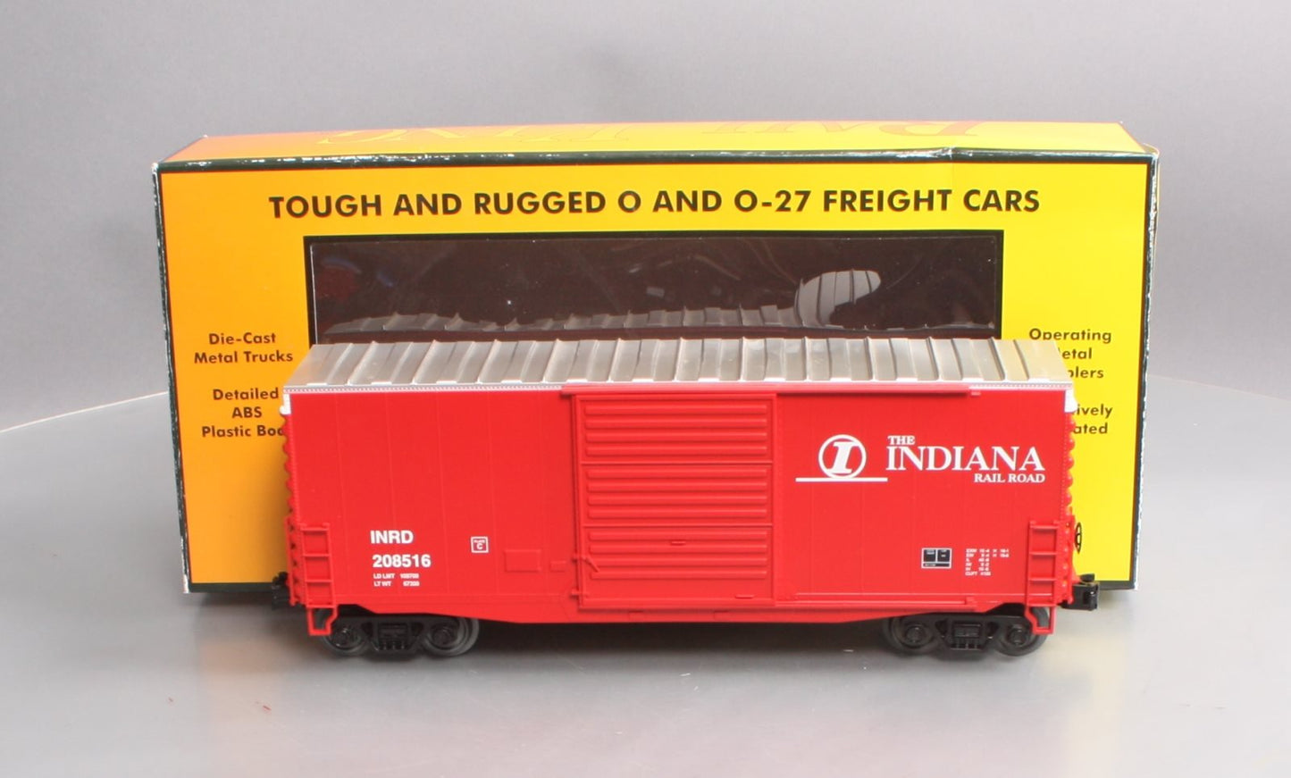 MTH 30-74849 O Indiana Railroad 40' High Cube Boxcar #208516