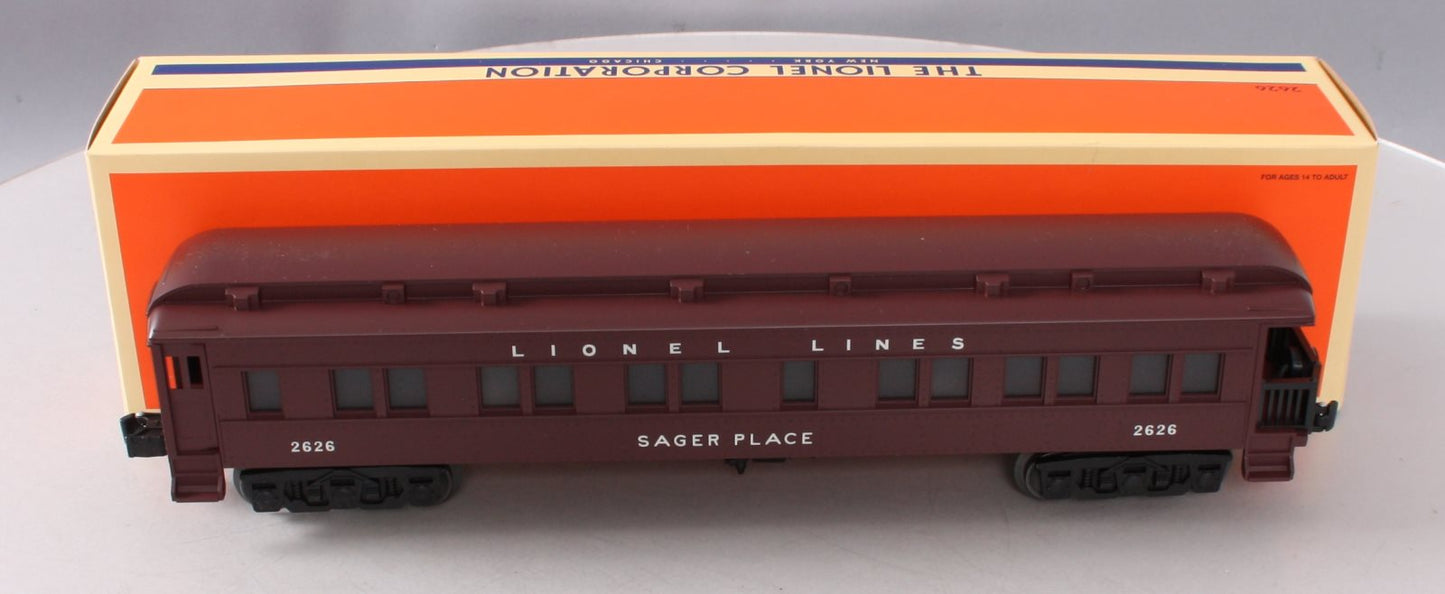 Lionel 2626 O Gauge PWC Lionel Lines "Sager Place" Observation Car LN/Box