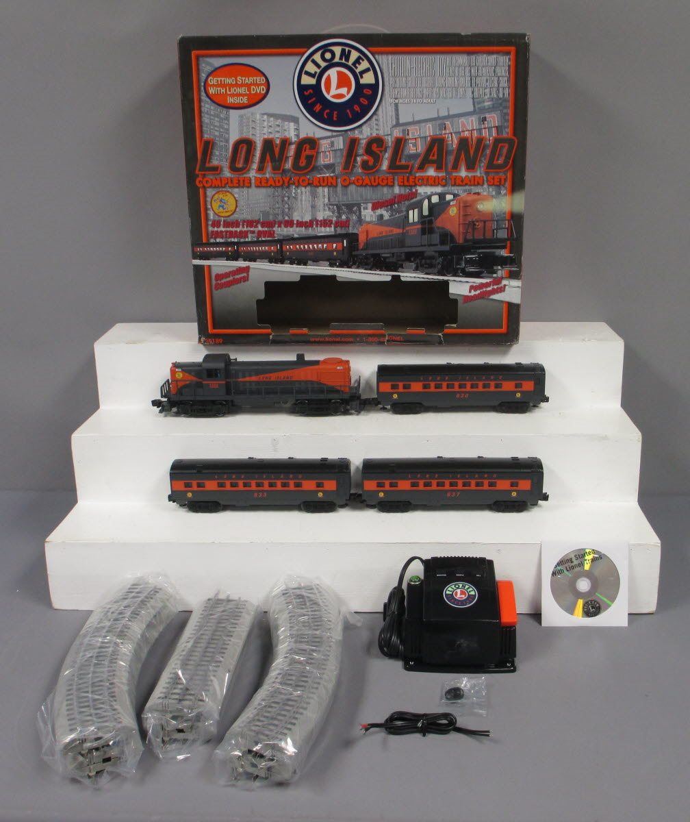 Lionel 6-30189 O Gauge Long Island Rail Road  Diesel Passenger Train Set LN/Box