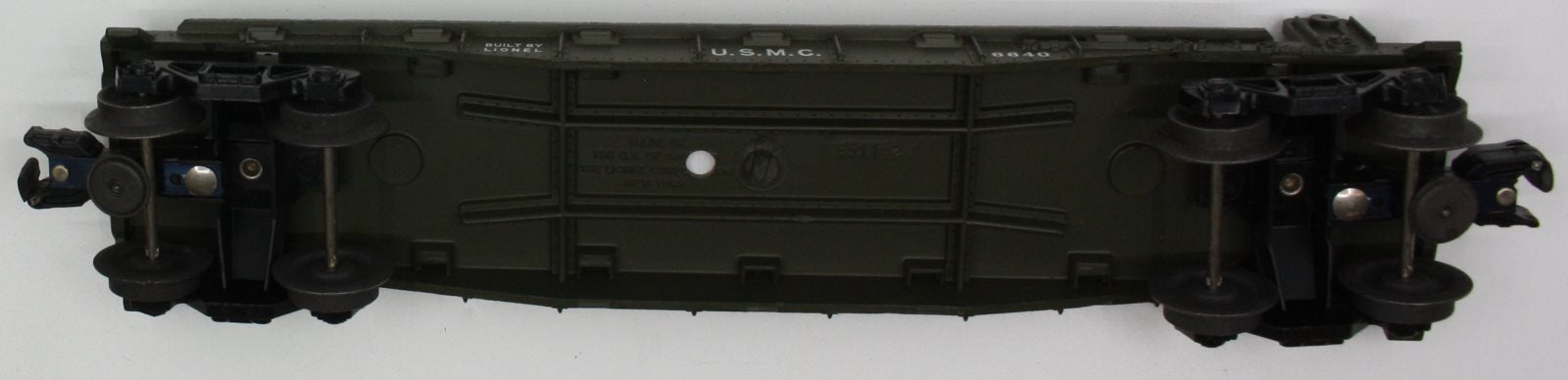 Lionel 6640-4 Olive Drab Frame Assembly - Missing Brakewheel