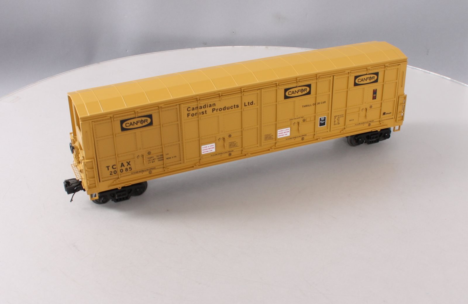 MTH 20-93437 O Canfor 55' All-Door Boxcar #20085 LN/Box