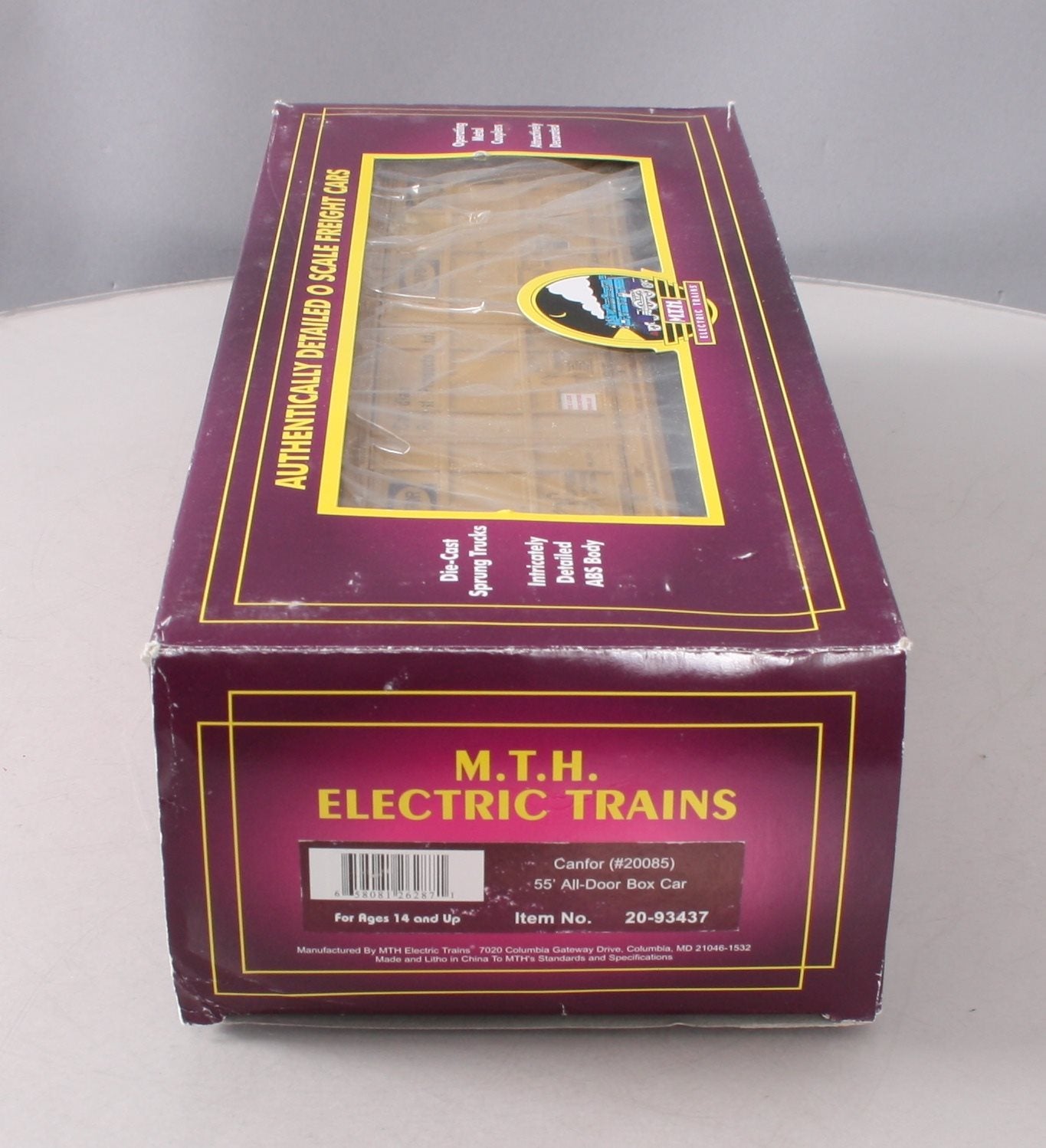 MTH 20-93437 O Canfor 55' All-Door Boxcar #20085 LN/Box