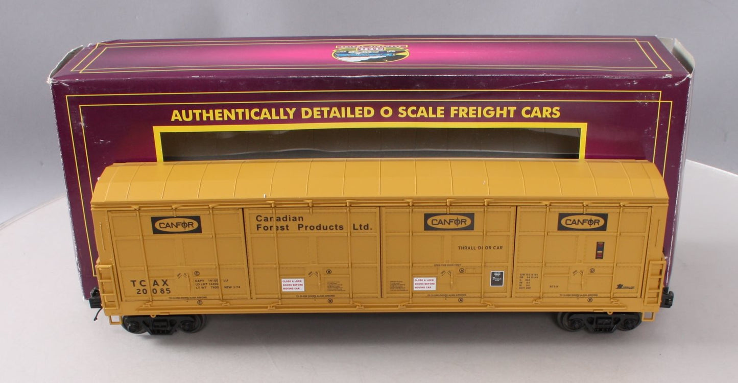 MTH 20-93437 O Canfor 55' All-Door Boxcar #20085 LN/Box