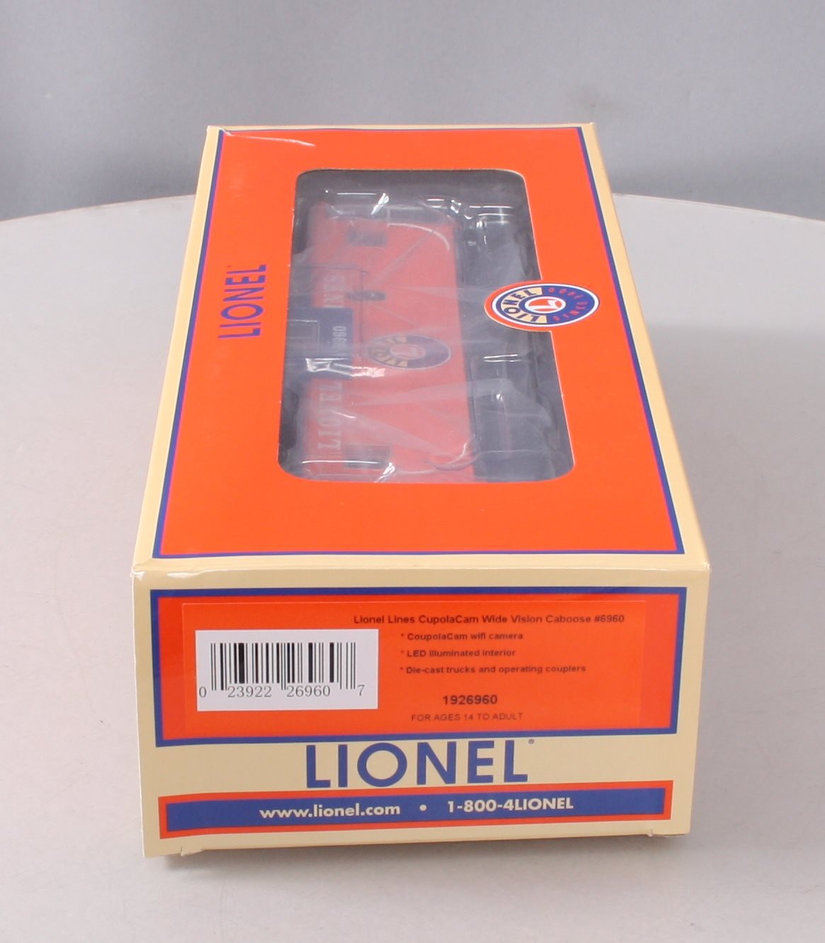 Lionel 1926960 O Lionel Line Extended Vision Cupolacam Caboose #6960