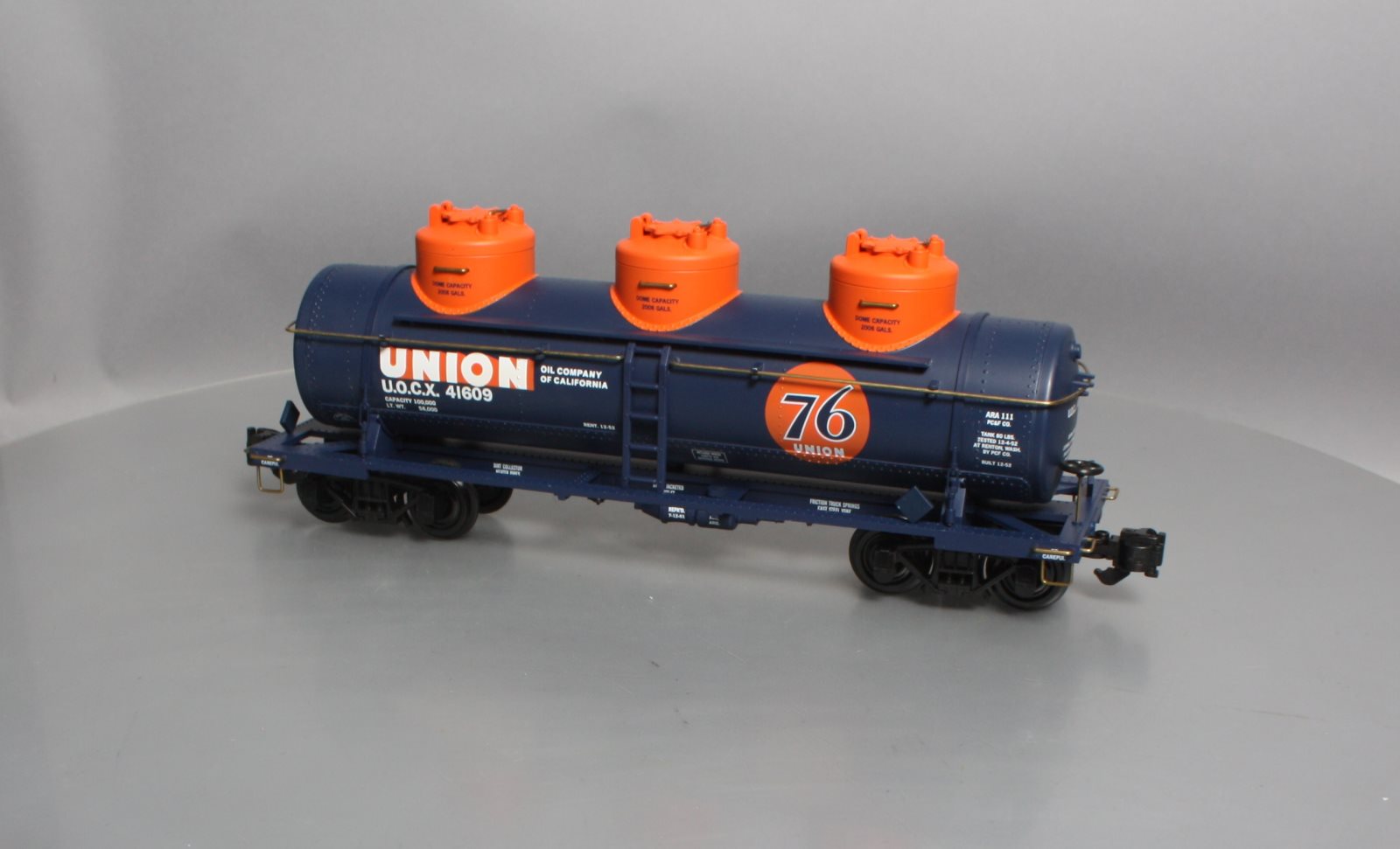 Aristo-Craft 41609 Union Oil 76 Triple Dome Tank Car LN/Box