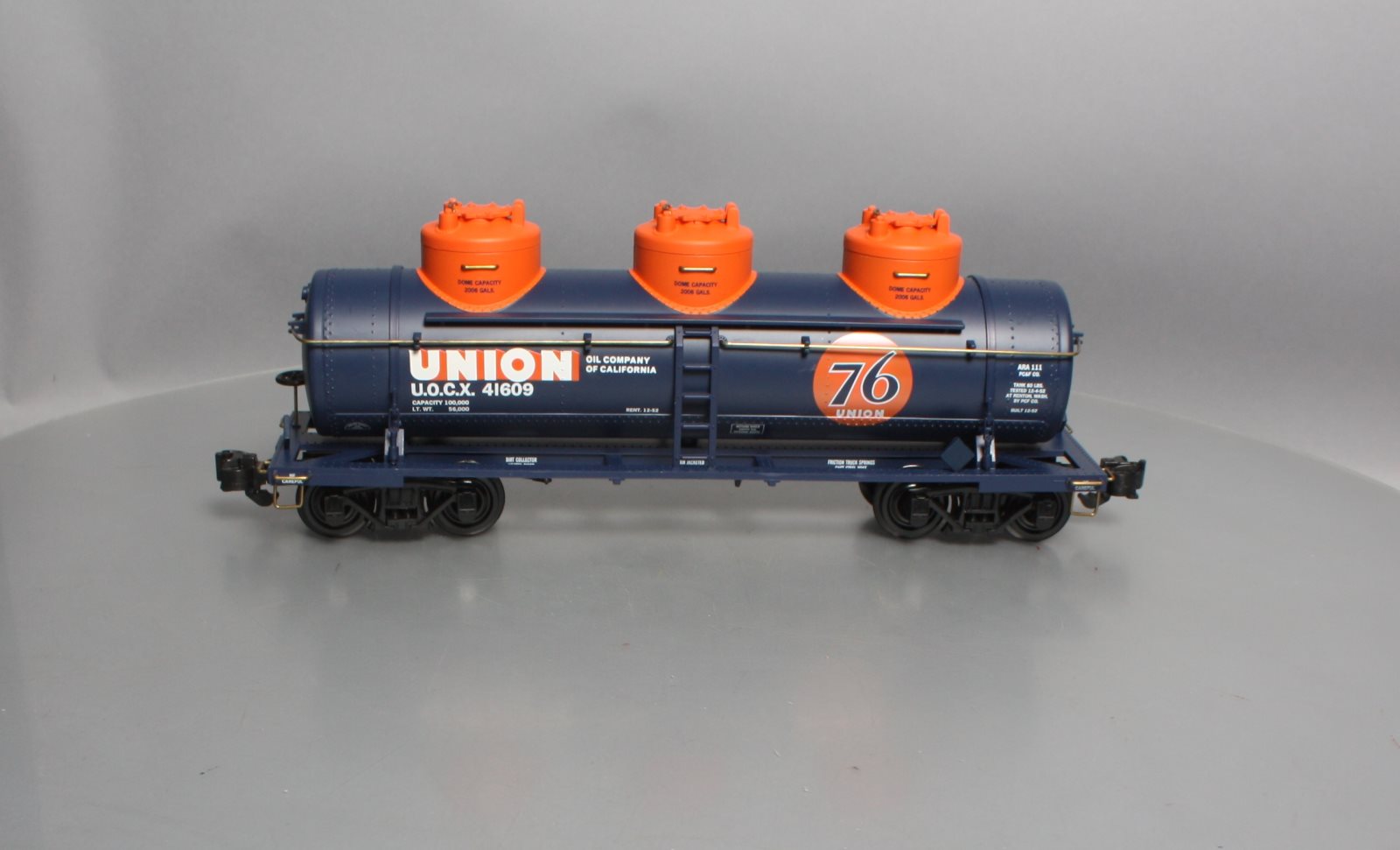 Aristo-Craft 41609 Union Oil 76 Triple Dome Tank Car LN/Box