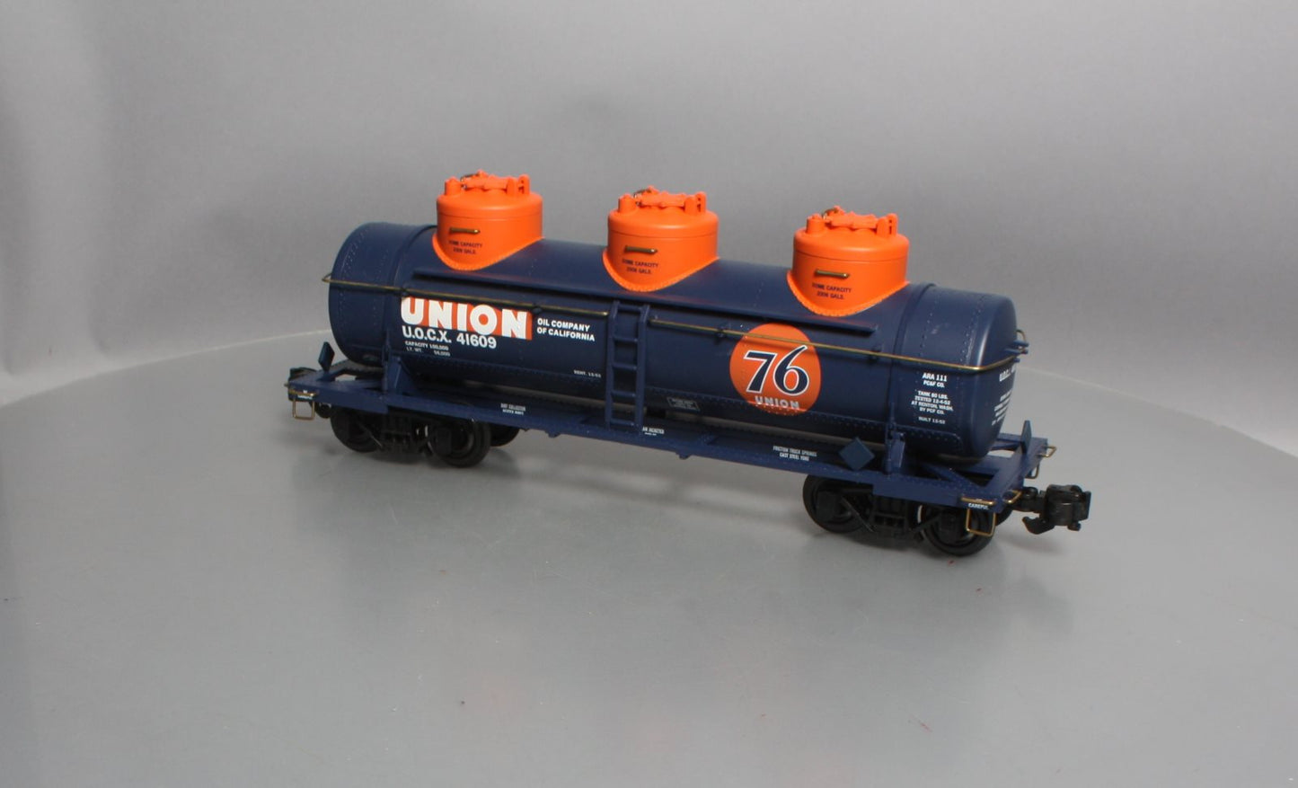 Aristo-Craft 41609 Union Oil 76 Triple Dome Tank Car LN/Box