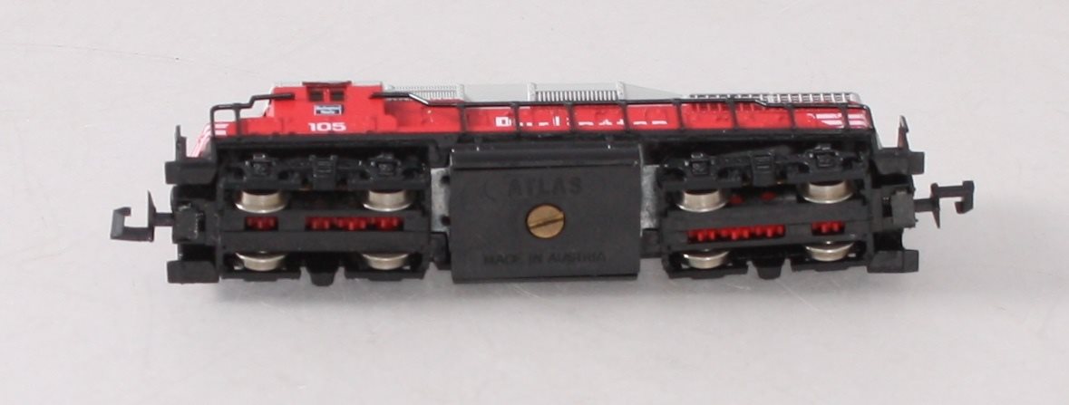 Atlas 4063 N Scale Burlington Diesel Locomotive #105 EX/Box