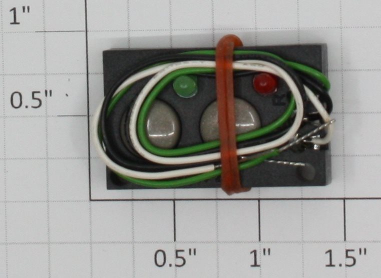 Z-Stuff DZ-1002 O Gauge Gray 2 Button Control Switch
